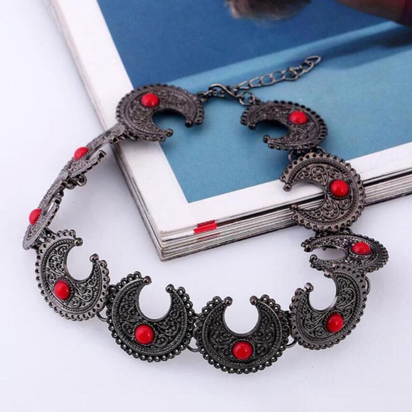 Lirrio's Closet Jewelry - Boho Turkish Red "Stone" Choker NWT-